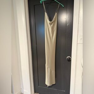 Elegant Beige Maxi Dress